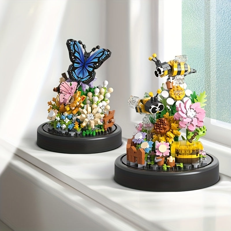 Animal Series Mini Bonsai Building Blocks Desktop Ornament Toy