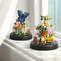 Animal Series Mini Bonsai Building Blocks Desktop Ornament Toy