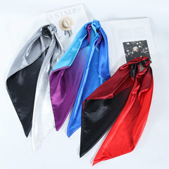 Gradient Silk Scarf Large Square Scarf 90x90cm