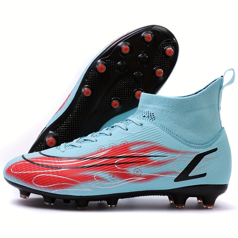Boy's Non Slip AG Football Cleat Outdoor Soccer Shoe