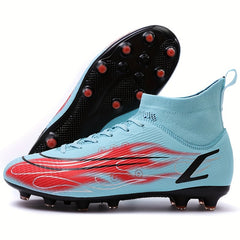 Boy's Non Slip AG Football Cleat Outdoor Soccer Shoe
