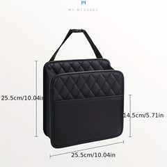 Car Storage Bag Garbage Can Cleaning Box Seat Back Organizer