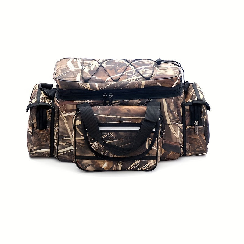 Waterproof Fishing Tackle Storage Bag - Double Layer Fishing Bag