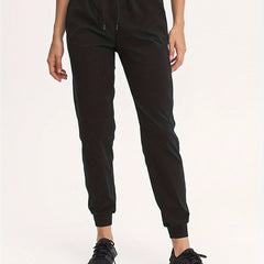 Elastic Waist Jogger Pants Loose Fit Fitness Running Trouser