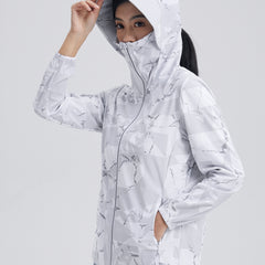 Anti UV Ice Silk Sunscreen Jacket for Outdoor Sports Beach & Fishing