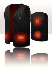 Men's Rechargeable Smart Heating Vest for Winter