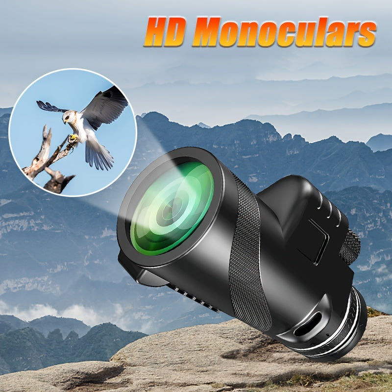 HD Portable Monocular BAK4 Prism IPX4 Waterproof