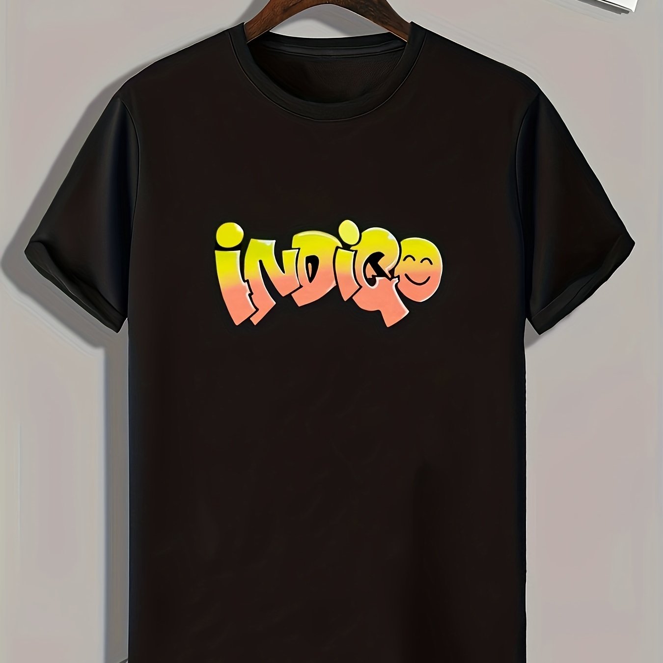 INDIG Print Men's Graphic T-Shirt for Summer