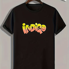 INDIG Print Men's Graphic T-Shirt for Summer