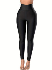 High Waist Skinny Leggings Stretchy Casual Leggings For Workout