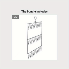 Stainless Steel Hanger Clips - Windproof Drying Socks Rack