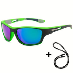 Outdoor Sports Glasses with Colorful Lenses and Anti Lost Strap