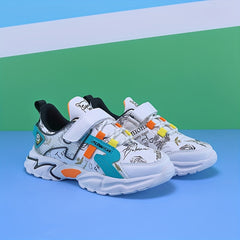 Girl's Colour Block Chunky Shoes Comfy Non Slip Soft Sole Sneakers