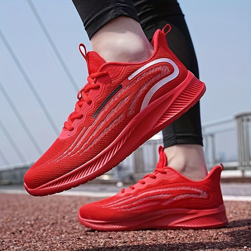 Men's Knitted Breathable Lightweight Running Shoes