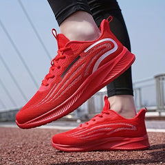 Men's Knitted Breathable Lightweight Running Shoes