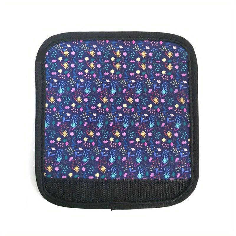 Vintage Flower Pattern Luggage Handle Cover