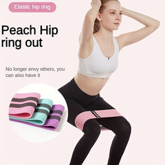 3pcs Squat Resistance Band Yoga Fitness Rope for Buttocks Lifting