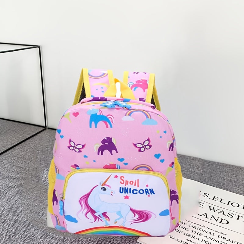 Cartoon Unicorn Baby Backpack for Kindergarten School