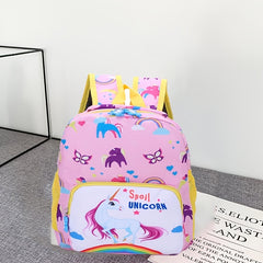 Cartoon Unicorn Baby Backpack for Kindergarten School