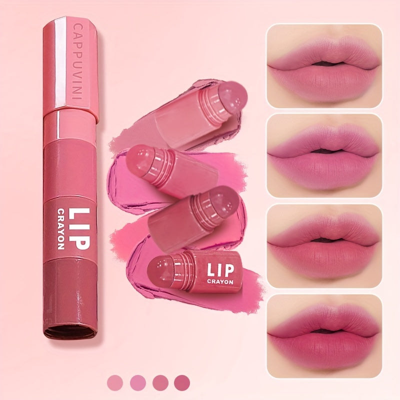 Cappuvini Crayon Lipstick Matte Velvet Long Lasting Waterproof