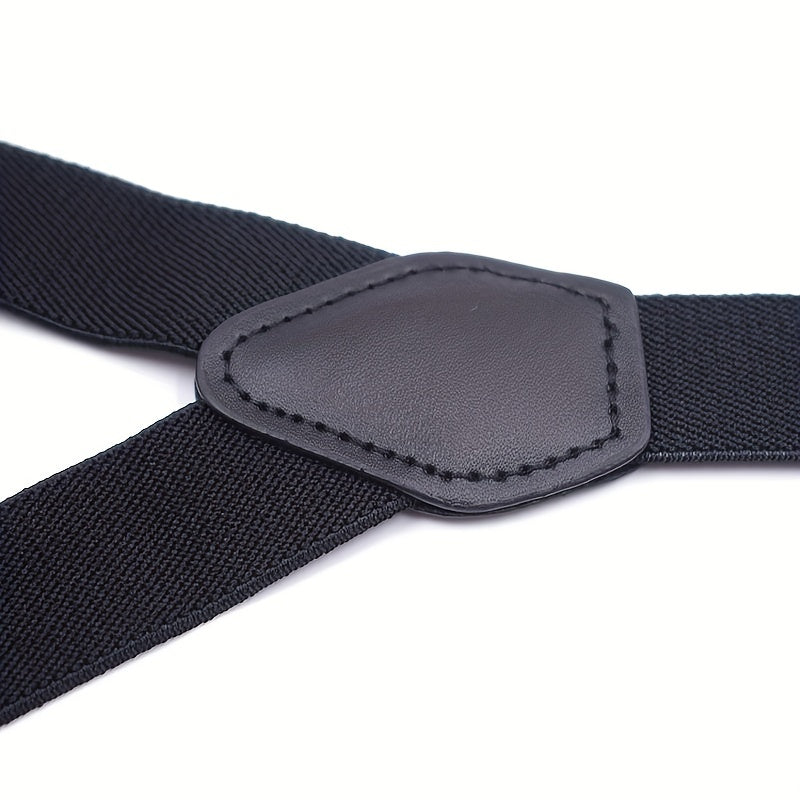 2pcs Boys Teen Casual Adjustable Y Shape Suspenders & Bowtie Set