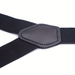 2pcs Boys Teen Casual Adjustable Y Shape Suspenders & Bowtie Set
