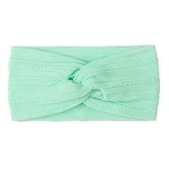 Baby Jacquard Nylon Bow Tie Headband Hair Accessory