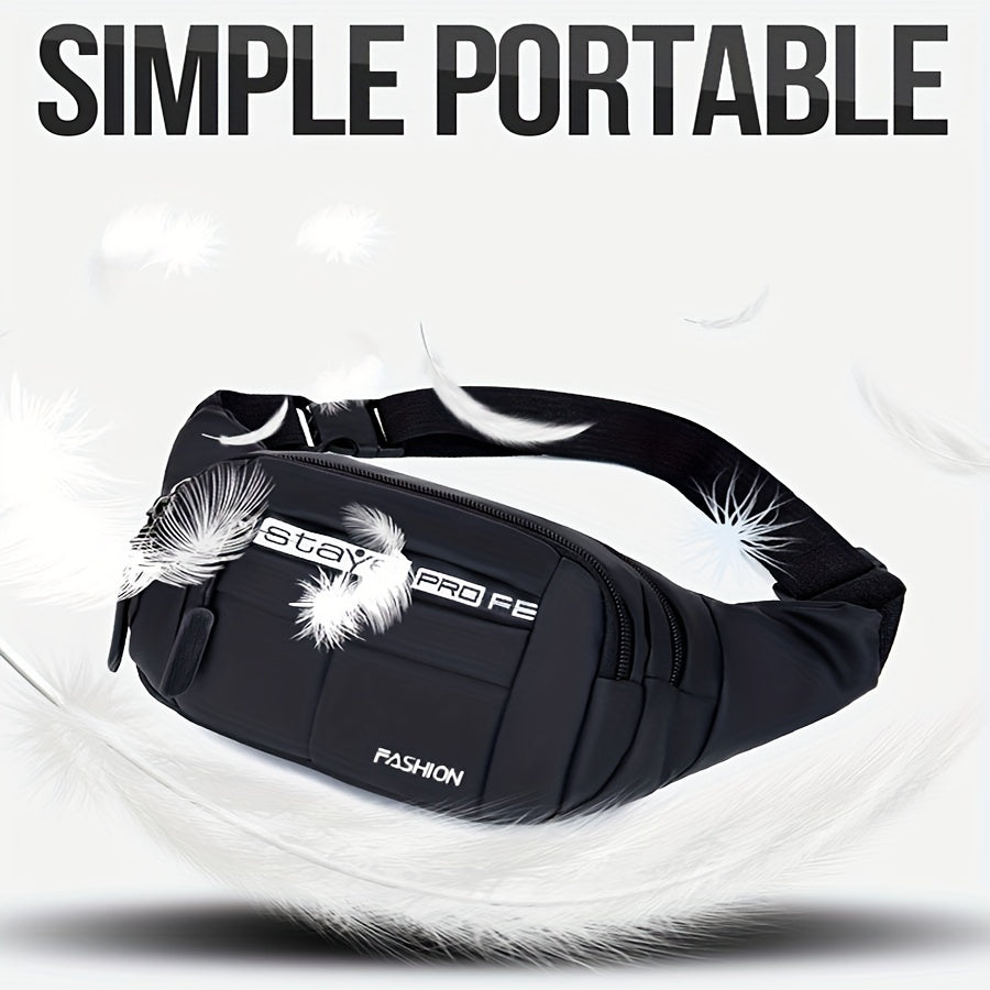 Men's Large Capacity Waist Bag for Outdoor Activities