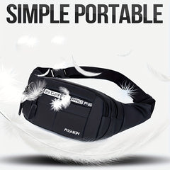 Men's Large Capacity Waist Bag for Outdoor Activities