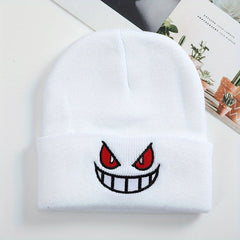Ghost Knitted Hat Adult Windproof Warm Pullover Hat