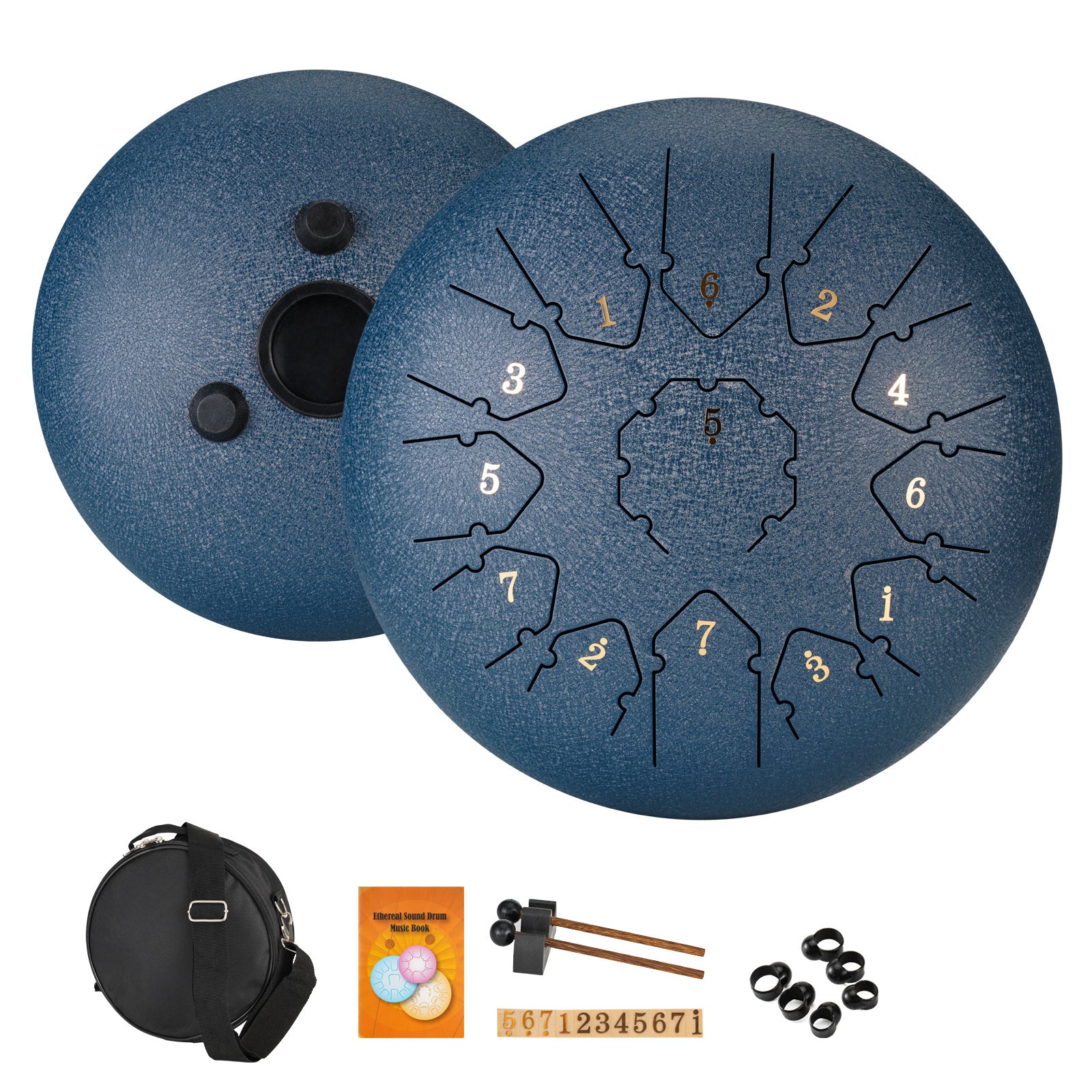 30 48 Cm 13 Note Steel Tongue Drum Handpan in C Key