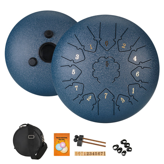 30 48 Cm 13 Note Steel Tongue Drum Handpan in C Key