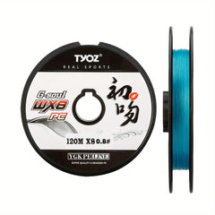 120m 393 7ft 8 Strand Braided Fishing Line 4 54 18 14KG PE Thin & Smooth