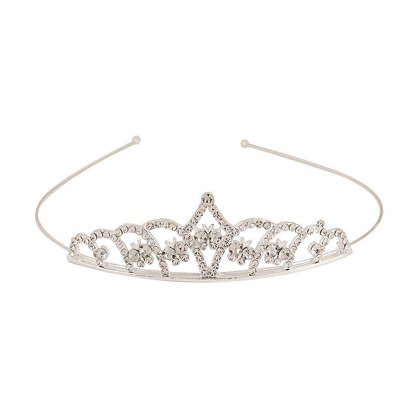 Rhinestone Crown Princess Headband for Wedding Prom Party