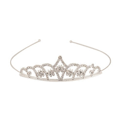 Rhinestone Crown Princess Headband for Wedding Prom Party