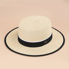 Classic Sunshade Straw Hat Outdoor Beach Seaside Hat Men Women