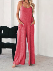 Casual Cami Jumpsuit with Pockets