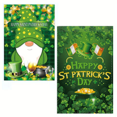 St Patrick's Garden Flag Yard Holiday Flag Welcome Garden Flag