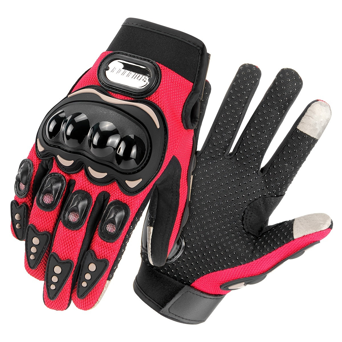 Breathable All Finger Protection Touch Screen Motorcycle Gloves