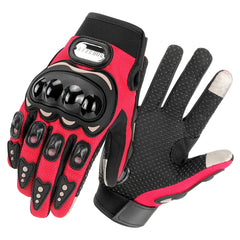 Breathable All Finger Protection Touch Screen Motorcycle Gloves
