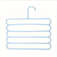 5-Layer Non-Slip Pants Rack for Functional Wardrobe Organization