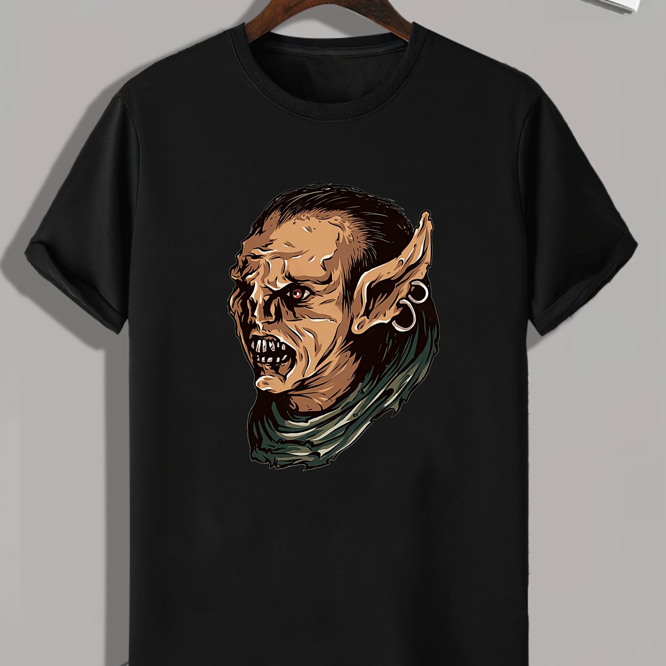 Artistic Painting Print Men's Graphic Tee for Summer