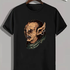 Artistic Painting Print Men's Graphic Tee for Summer