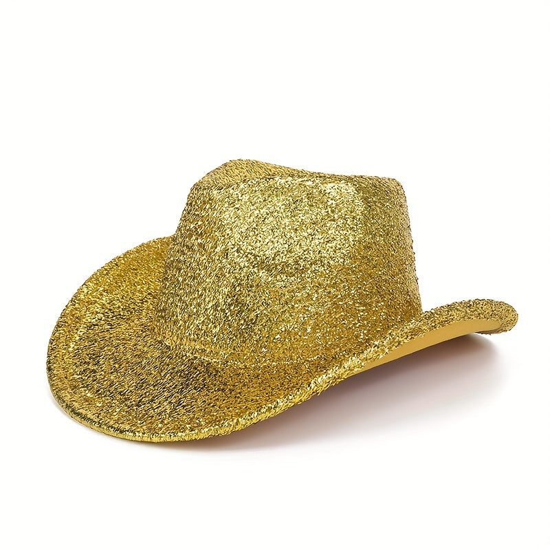 Glitter Cowboy Hat for Halloween and Parties