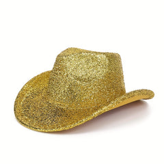 Glitter Cowboy Hat for Halloween and Parties