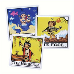 8 Bit Fantasy Tarot Card 79 Fortune Telling Game Divination Cards