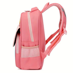 Kids Large Capacity Backpack for School with Spine Protection