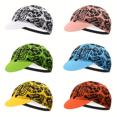 Cycling Cap Under Helmet Skull Cap Halloween Party Sun Hat Brim Cap