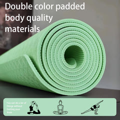 Non-slip Soft Yoga Mat Widen Shock Absorption Fitness Mat 183x61x0.72in