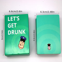 Let's Get Drunk Card Game for Adults - Perfect for Parties and Family Gatherings